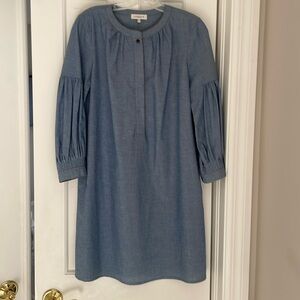 LAFAYETTE 148 button front dress (top stitching) /3/4 sleeves…beautiful details